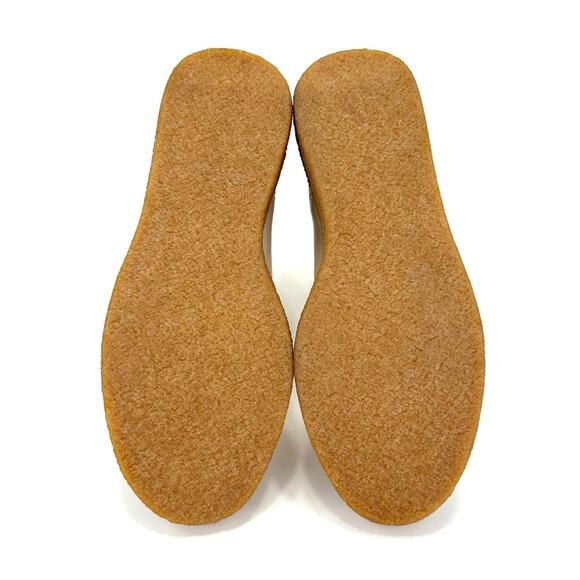 J. Crew Off White Chelsea Boots Size 7 Genuine Leather Flat Platform Booties New - Picture 7 of 13